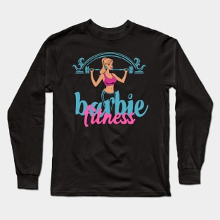 Fitness Barbie Vintage T-shirt 09 Long Sleeve T-Shirt